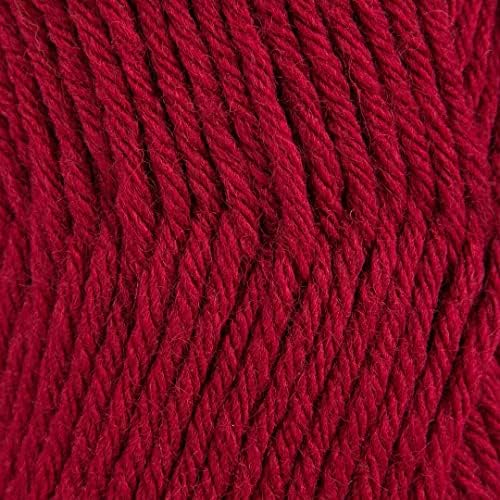 S Sensy Roving- Premium Acrylic&Wool Blend #5 Bulky Yarn Burgundy 131 Yards