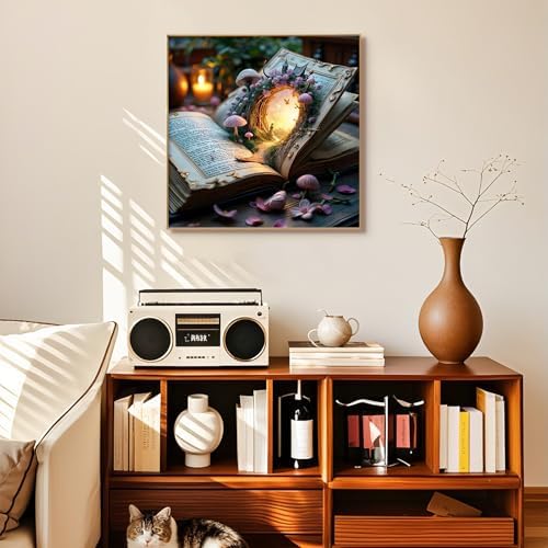 Diamond Art Kits for Adults, Magic Book Diamond Painting Kit, 14 x 14 Inch