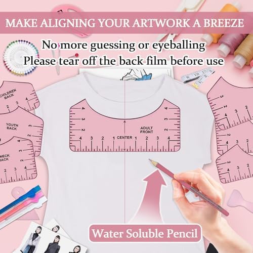 67 Pcs Sublimation Shirts Tool Kits