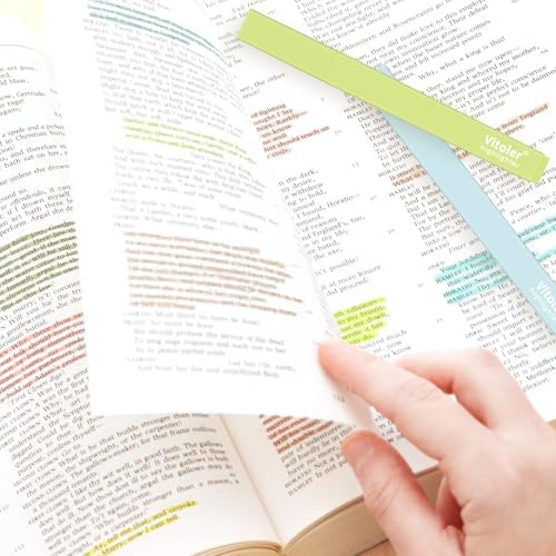 Vitoler Bible Highlighters,Aesthetic No Bleed Dry Fast,Chisel Tip,10Pcs | Assorted Color,Cute Pastel,high quality for bible study,books,journal,writing,school office