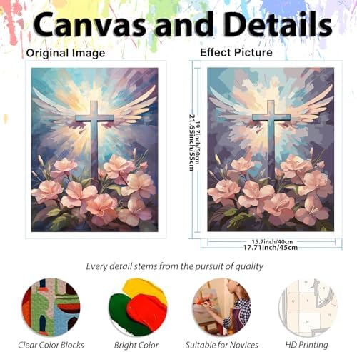 Paint by Numbers Kit for Adults, Adult Paint by Number Kits 16x20 Inch