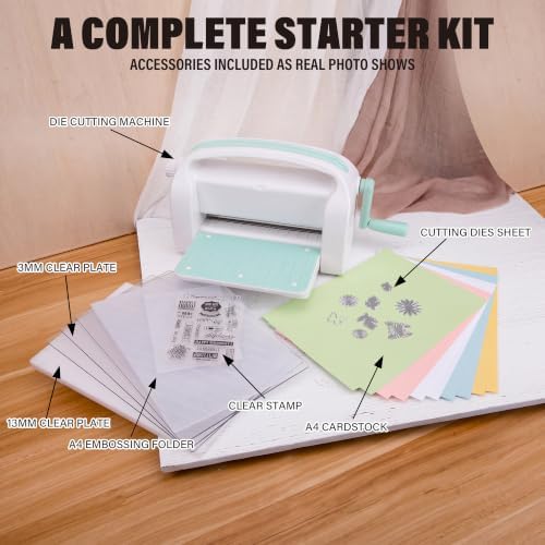 Find Scraplooms Adjustable 9 inch Die Cutting Machine Kit,Embossing Machine for Cardmaking,Scrapbooking (9 inch Adjustable)