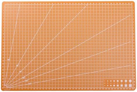 New A3 Double Side Craft Cutting Mat Cutting Board Sewing Pad Artist Carving Tools Handmade Crafts DIY Props (Yellow)