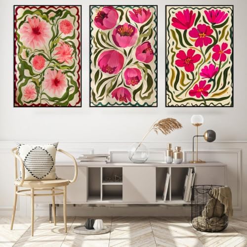 Axquilon 3 Packs Framed Paint by Numbers Kit for Adults 8x10in