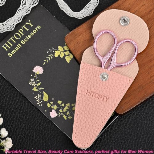 Small Pointed Scissors for Women Men Facial Hair, Beard, Mustache