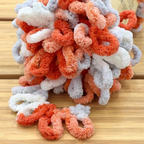 JubileeYarn Fun Finger Loops Yarn - 100g/Skein Jumbo Polyester - Ares - 1 Skein