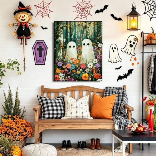 bleihum Halloween Paint by Numbers Kit for Adults 16x20inch