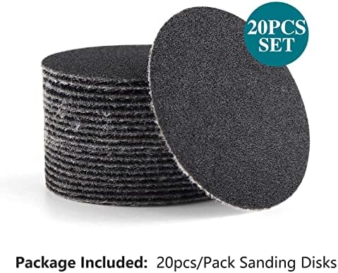 40 Pieces Sanding Disks 1.25" Medium-Grit Sandpaper for Sanding and Distressing All of Your Craft Projects Art Supplies Crafting Project Scrapbooking Supplies Ink Tools Arts Crafts