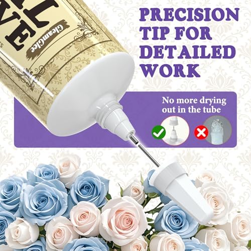 Floral Adhesive, Clear Waterproof Flexible Bond for Fresh Flowers, 2.1 oz