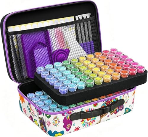 ZORETCO Diamond Art Storage - 120 Containers Diamond Art Kits for Adults