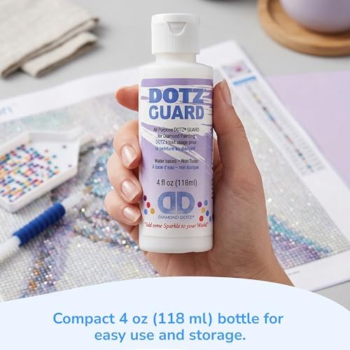 Diamond Dotz Guard Sealer for Diamond Painting Art, Clear Glossy Coat
