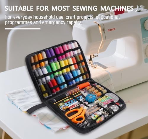 StiVerse 189 Pcs Sewing Kit for Adults, Beginners, 43 Color