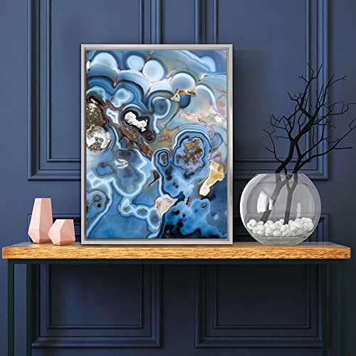 Pixy Canvas Floater Frame 5x9 for 3/4 (0.75) inch Deep Canvas Paintings/Canvas Prints/Wood Canvas Panels/Wall Art/Wall Decor/Home Decor/Artwork (Chrome, 5 x 9 inch, Portrait)