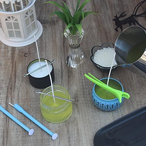 CandMak Candle Wick Placing Tube, 12pcs Wick Centering Placement Tools