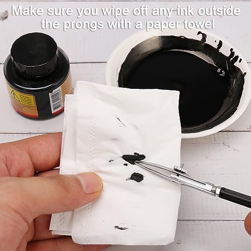 Ruling Pen for Masking Fluid, Cross Hinged Ruling Pen for Cartography, Calligraphy, Fine Line Drawing, Suitable for Use with Masking Fluid, Drawing Ink, Indian Ink and Gouache