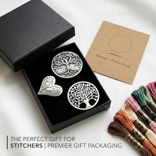 PARKUVALLEY Magnetic Needle Minder, 3pcs Tree of Life