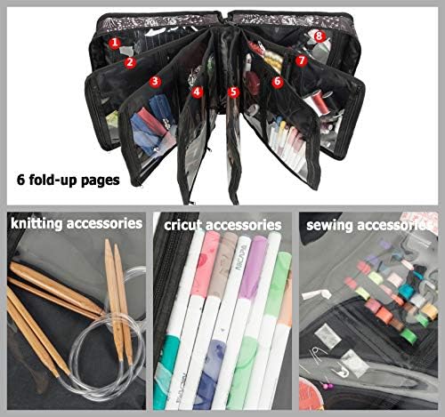 PACMAXI Sewing Accessories Storage Bag, Knitting, Craft Tools