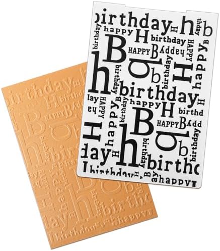 1 Pcs Geiseralie Embossing Folders for Card Making,Vivid Style