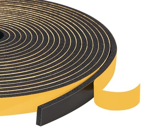 Yotache Foam Seal Tape 3/8" W X 1/8" T, 26 Ft