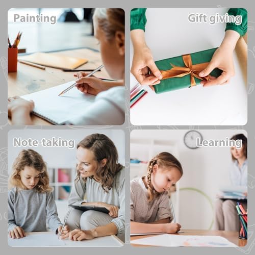 12 Pack Silver Colored Pencils for Kids, Pre-sharpened Art Pencils Back to School Supplies Set, Drawing Sketching Pencils for Students, Teachers, Classroom