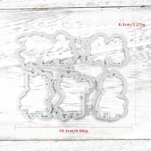 Demon Pumpkin Halloween Clear Stamps and Die Cuts Sets for DIY Card Making