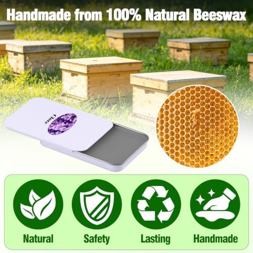 Scented Diamond Painting Wax, Handmade Natural Beeswax for Diamond Art Painting Pen, Long-Lasting Stickiness No Residue Drill Wax with Picker Tool, Diamond Art Accessories and Tools (Clove)