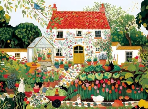 YOLENIX Country Cottage Diamond Art Kits for Adult Diamond Painting Kit