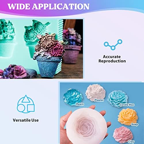 LET'S RESIN 8oz Silicone Mold Making Kit, Fast Cure Liquid Silicone Rubber
