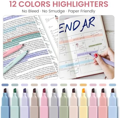 Taja Cute Pencil Case With School Supplies, 39 PCS, Stationery Set, Pink