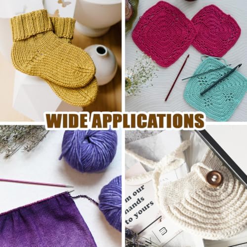 arricraft Knitting Sweaters Spinning Control Tool, Women's Portrait WPI Guide Gauge with Clasp Wood Yarn Wrap Guide Board with Diz for Spinners Yarn Measuring Tools Crochet Accessories