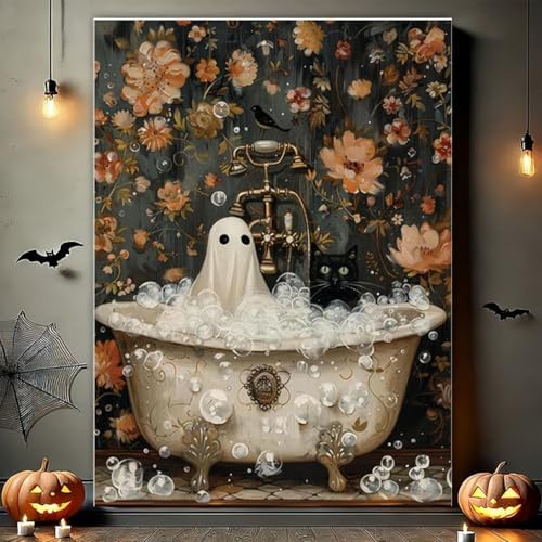 Arttoplus Halloween Paint by Numbers Kit for Adults Beginner 16x20 inch