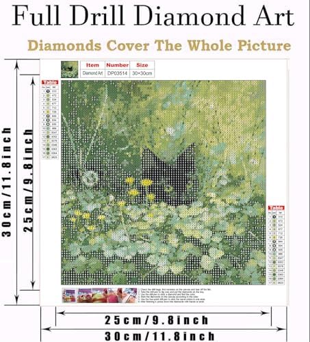 black cat Diamond Art Kits for Adult Diamond Painting Kit for Beginner