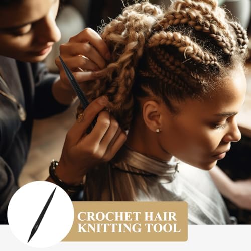 FOMIYES Hair Braiding Tool Crochet Hook for Dreadlocks Locs Interlocking Tool Hair Styling Accessory Diy Hairstyles