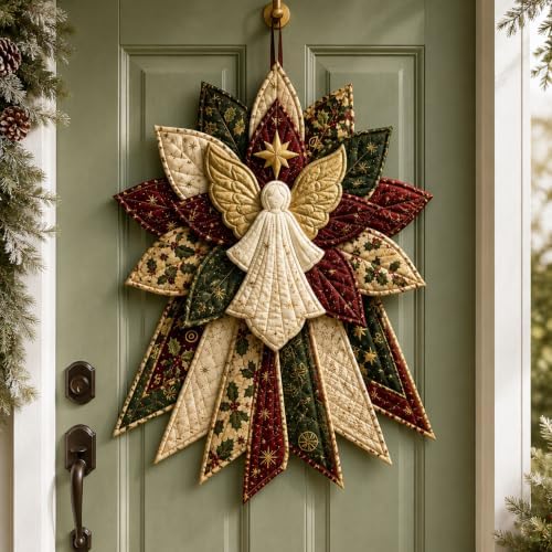 Beginner-Friendly Oversized Christmas Character Quilted Door Hanger