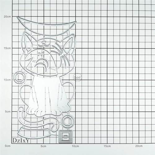 Patchwork Animal Cat Metal Cutting Dies for Card Making