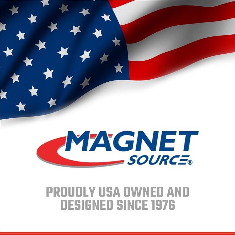 Master Magnetics Flexible Magnetic Strip - Heavy-Duty Magnet Strips with Strong Adhesive Backing for Walls, Boards, Signs, and More - 0.06" Thick - 1" W - 100 Ft - 1 Roll