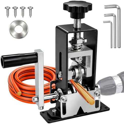 Zihvfzu Manual Wire Stripping Machine, Hand Crank & Drill Driven Cable Tool