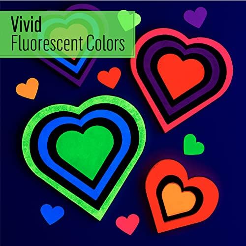 FolkArt Neon Glow Acrylic Paint Set, 2 oz, 8 Fl Oz