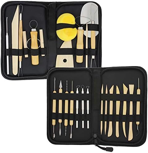U.S. Art Supply Pottery & Clay Tools Sets (26-Piece) - 12 and 14-Piece Set