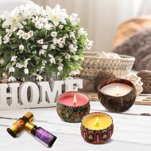 Handnatur Digital Candle Making Kit for Adults with Wax Melting Pot