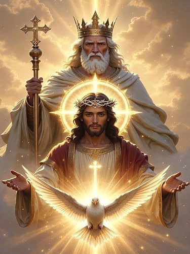 Xylogist Jesus Diamond Art Kits for Adults 12x16 Inch