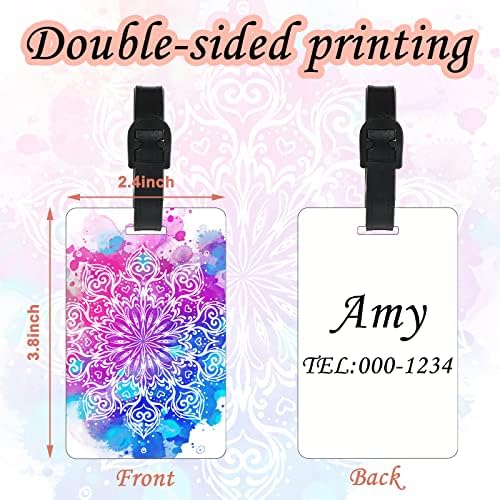 Frienda Sublimation Luggage Tag Blanks White MDF with Strap