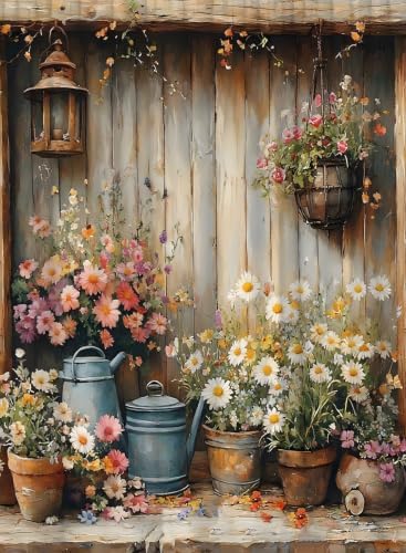 retro floral Diamond Art Kits for Adult Diamond Painting Kit for Beginner