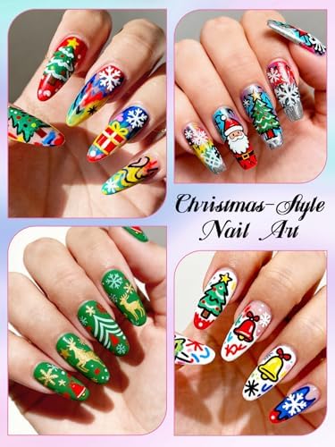 12 Color 0.7MM Nail Art Pens Set Kalolary 3D Nail Polish Pens Quick Drying