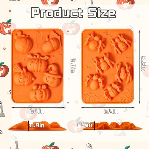 Pumpkin Silicone Mold, Pumpkin Molds Halloween Silicone Molds