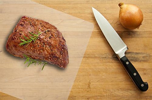 Better Kitchen Products Extra Thick Flexible Frosted Clear Plastic Cutting Mats, 12" x 18", Set of 6