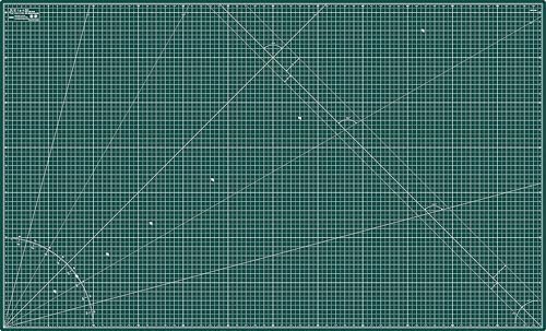 Elan Cutting Mat 36x60 Green, Extra Large Self Healing Cutting Mat 36 x 60 Inch, 5-Ply Craft Board Green, Hobby Board for Sewing and Quilting