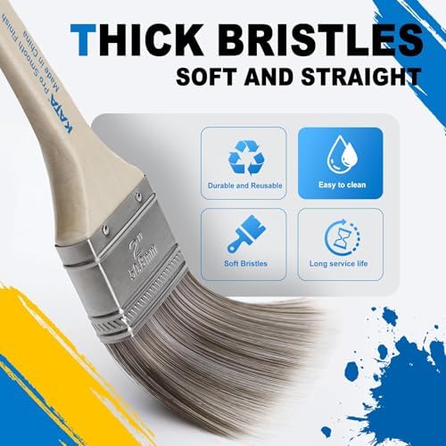 KATA 36PC Painters Pyramid Stands with 3 Paint Brushes for Cabinet Doors