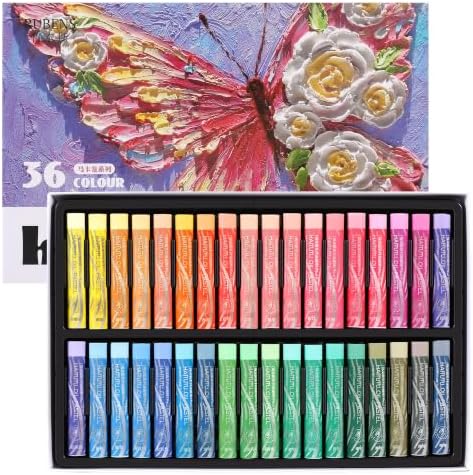 rubens 36 Macaron Colors Soft Oil Pastels,Creamy & Easy Blending