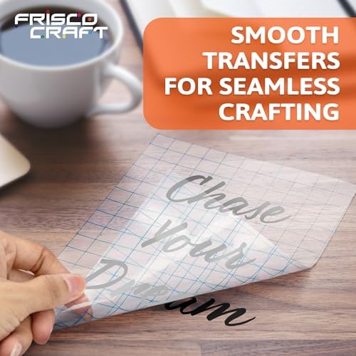 Frisco Craft AT-65 Clear Transfer Tape for Vinyl 12" x 50FT